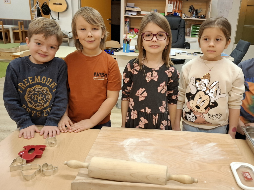 Kekse backen im Kindergarten  1a und 1b 